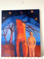 Moderne Bild Abstrakt von Heidi Tübinger  1990