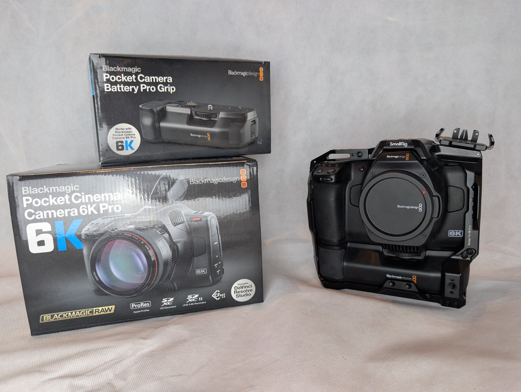 Blackmagic Videocamere: Blackmagic Pocket Cinema Camera 6K Pro – Profi Setup – Nuovo (secondo la descrizione) da Basel venduto da cedric.r03 2