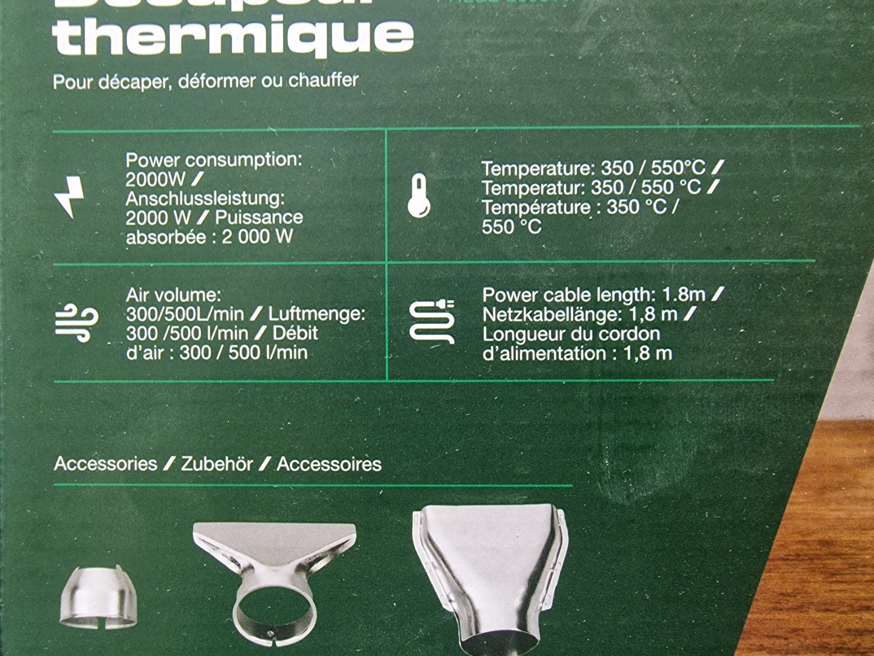Parkside Tutti gli attrezzi: Heissluftgebläse 2000W – Nuovo e nell'imballaggio originale da Uerkheim venduto da Justi.y 2