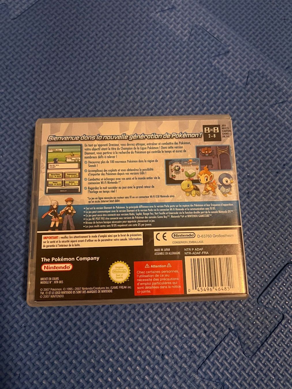 Pokémon Giochi: Pokémon Version Diamant Nintendo DS FR – Usato da Gossau SG venduto da schlitzerdemon 2