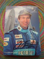 HEINZ-HARALD FRENTZEN SAUBER-PETRONAS AUTOGRAMMKARTE ANTIK