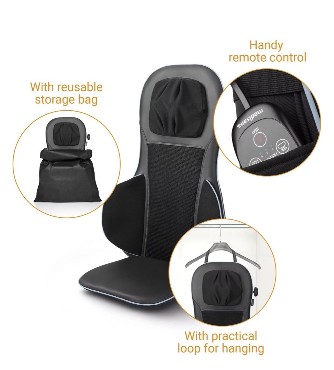 Medisana Dispositivi per massaggi: Shiatsu Akupressur Massagesitzauflage – Nuovo (secondo la descrizione) da Buttikon SZ venduto da cti_l6kq