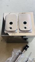 Doppel-Sauce Dispenser Edelstahl mit Pumpe und Armatur