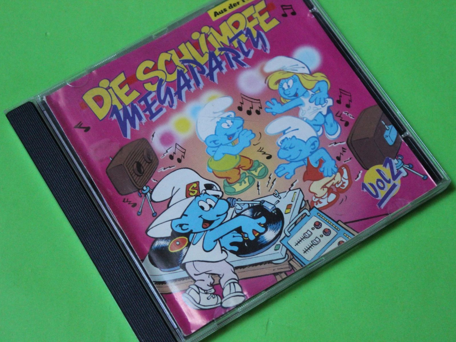 CDs: DIE SCHLÜMPFE - MEGAPARTY VOL.2 (CD) 1995 – Gebraucht aus Tübach von JamesStone
