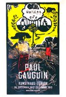 PAUL GAUGOIN EXPO KUNSTHAUS ZUERICH - Original Plakat