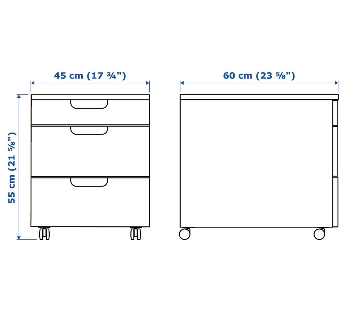Ikea Banconi: IKEA Korpus mit 3 Schubladen, weiss – Usato da Zürich venduto da Naama 6