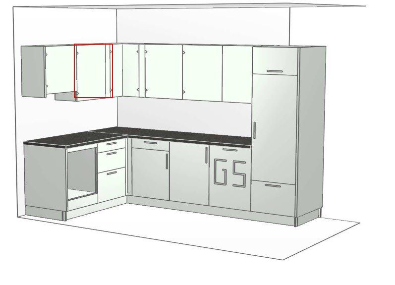 Cucine complete: Oberschrank Küche – Nuovo e nell'imballaggio originale da Wädenswil venduto da Lexx5