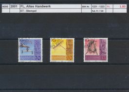 2001 FL, "Altes Handwerk", ET - Stempel