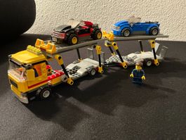 LEGO City Autotransporter mit 2 Autos + Plan  - ❗WIE NEU❗