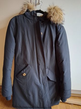 Wintermantel mit Pelz von XeroDesign, Grösse 40 (L)