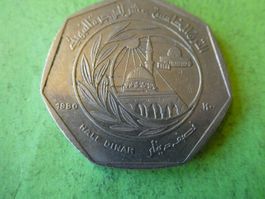Jordanien 1980, 1/2 Dinar