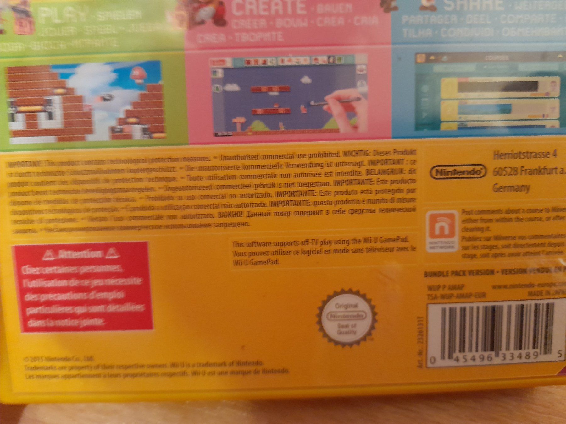 Nintendo Spiele: Super Mario Maker für Nintendo Wii U – Gebraucht aus Lustmühle von chevi03 3