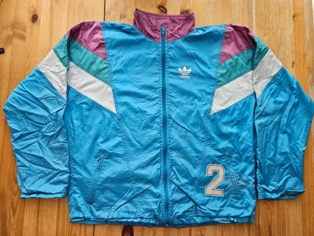 Jacke adidas Grösse L retro vintage colorblock