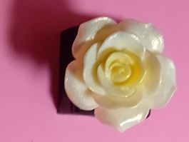 modeschmuck ring,,verstellbar,,eine rose