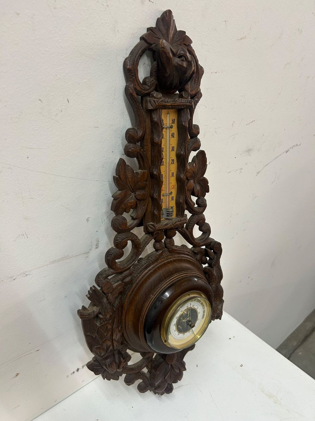 Sonstige antike Technik & Geräte: antiker Schwarzwald-Wandbarometer mit Thermometer – Gebraucht aus Zürich von Levelart 4