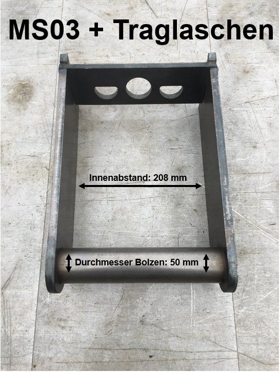 Escavatori: 3 Stk. MS03, Twint, Anschweissrahmen, Adapterrahmen – Nuovo e nell'imballaggio originale da Zürich venduto da Bagger999 1