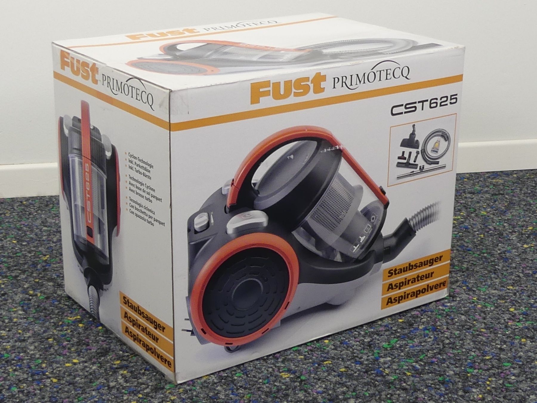 Primotecq Staubsauger & Zubehör: Staubsauger Fust Primotecq CST 625 – Neu und originalverpackt aus Emmen von