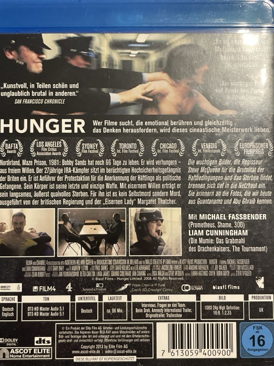 Tutti i DVDs: Hunger (2008) – Nuovo (secondo la descrizione) da Waldenburg venduto da Gonzo8 1