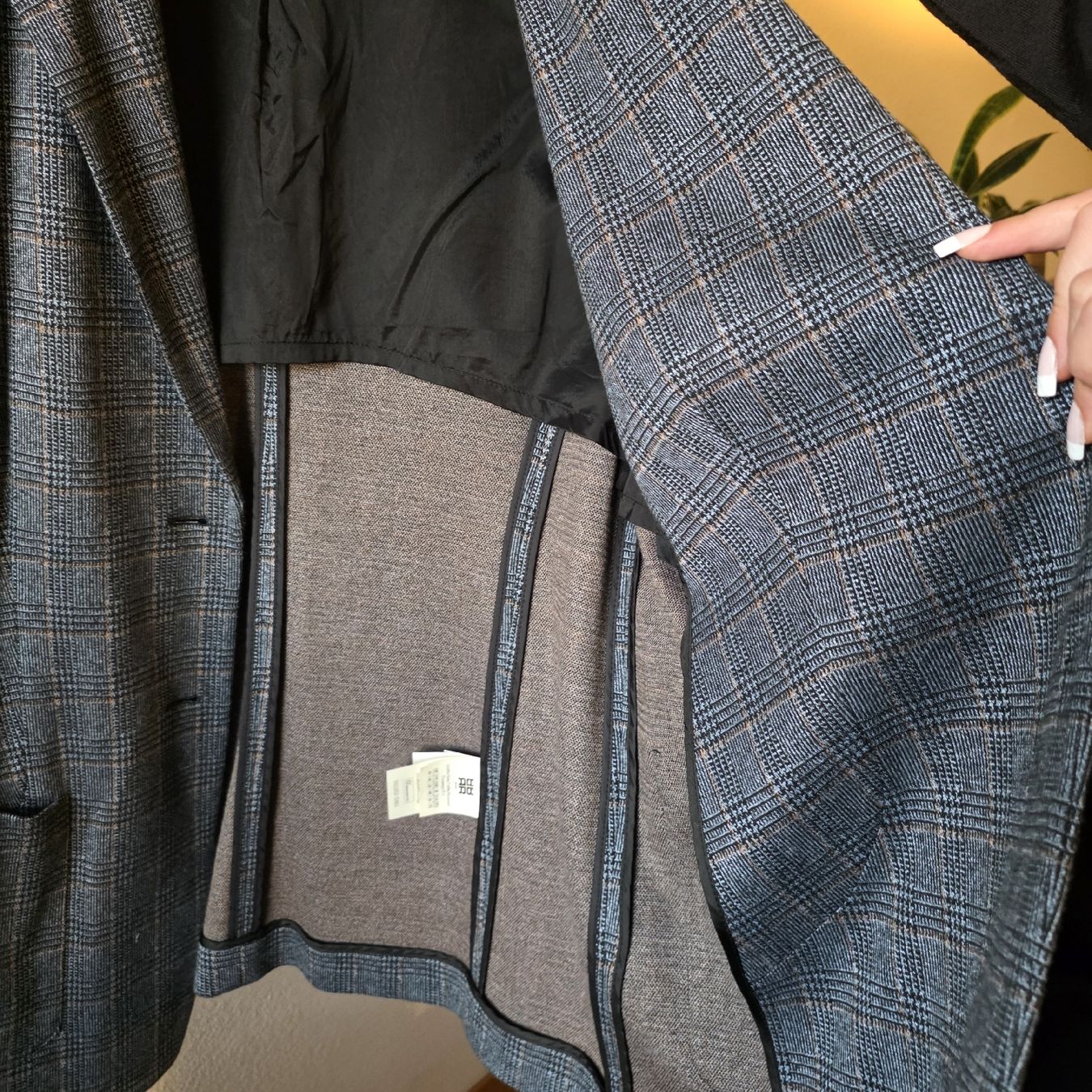 Riani Giacche: RIANI Blazer Check Pattern Grey Size 46 Good Condition – Nuovo (secondo la descrizione) da Zollikofen venduto da Tam_zr6k 1