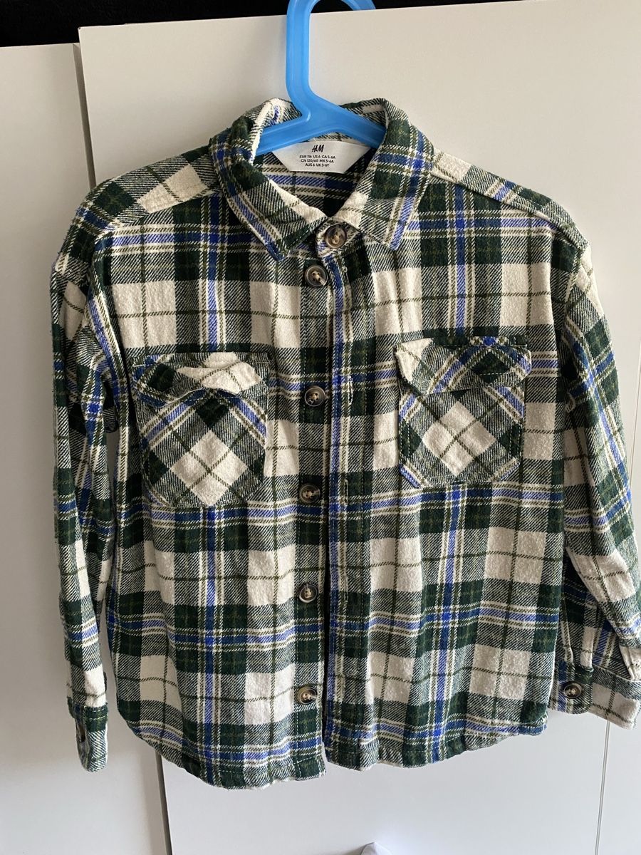 H&M Lotti & Set di vestiti: Jungen Hemd/Jacke gr. 116 – Usato da Grabs venduto da koe_9mdf 1