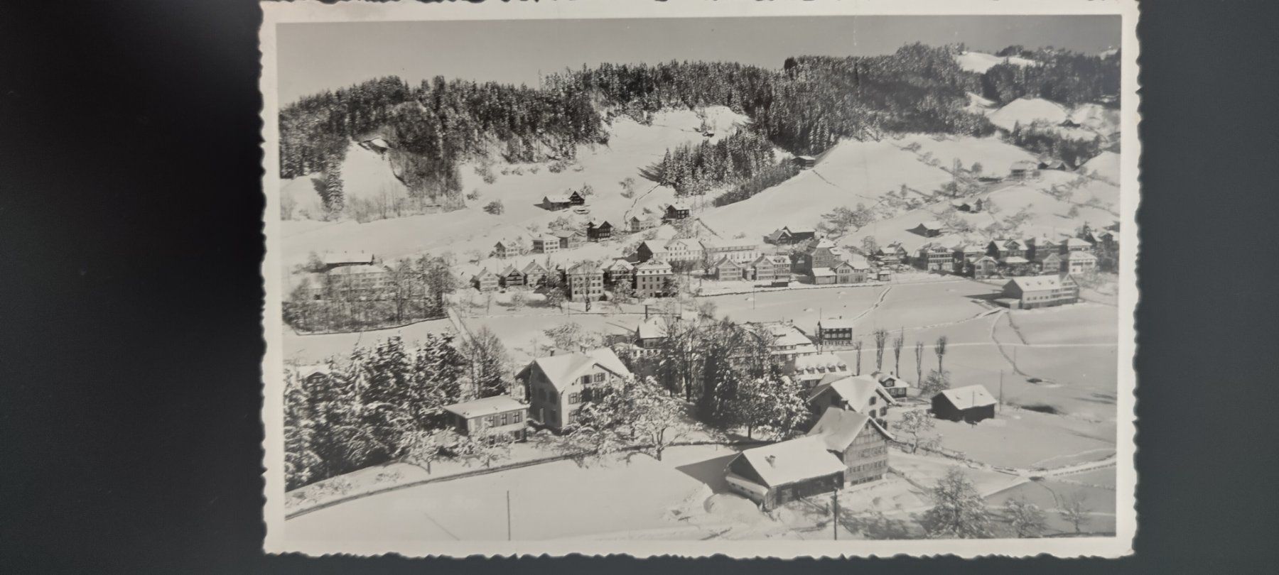 Cartoline postali: Bühler AR, Winterlandschaft, Rarität dat.  1937 – Difettoso da Ohmstal venduto da Lebensfreude05