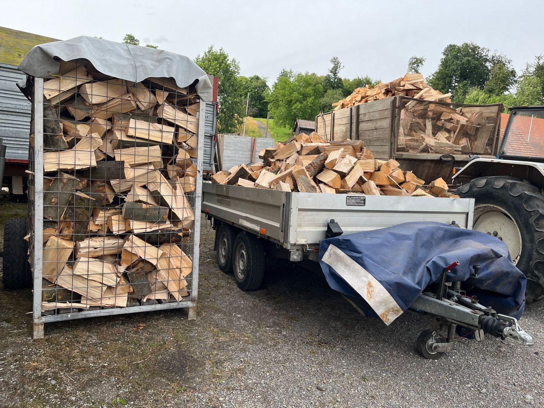 Articoli in legno: Brennholz, Chemineeholz, Scheiter, Ofen, Feuerschale – Nuovo (secondo la descrizione) da Nürensdorf venduto da Peterhakab 3