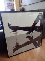 Original Yuri Dojc Poster „Champagne & Leg“ – 80er Vintage