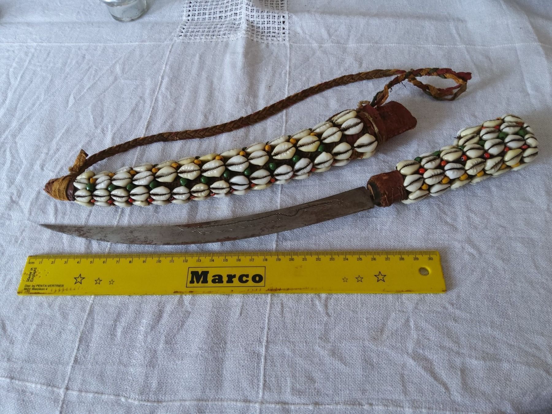 Posate: Alter Krummdolch mit Kaurimuscheln – Usato da Wald ZH venduto da mar_jk79 1