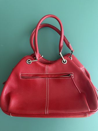 Damen Handtasche rot Navyboot