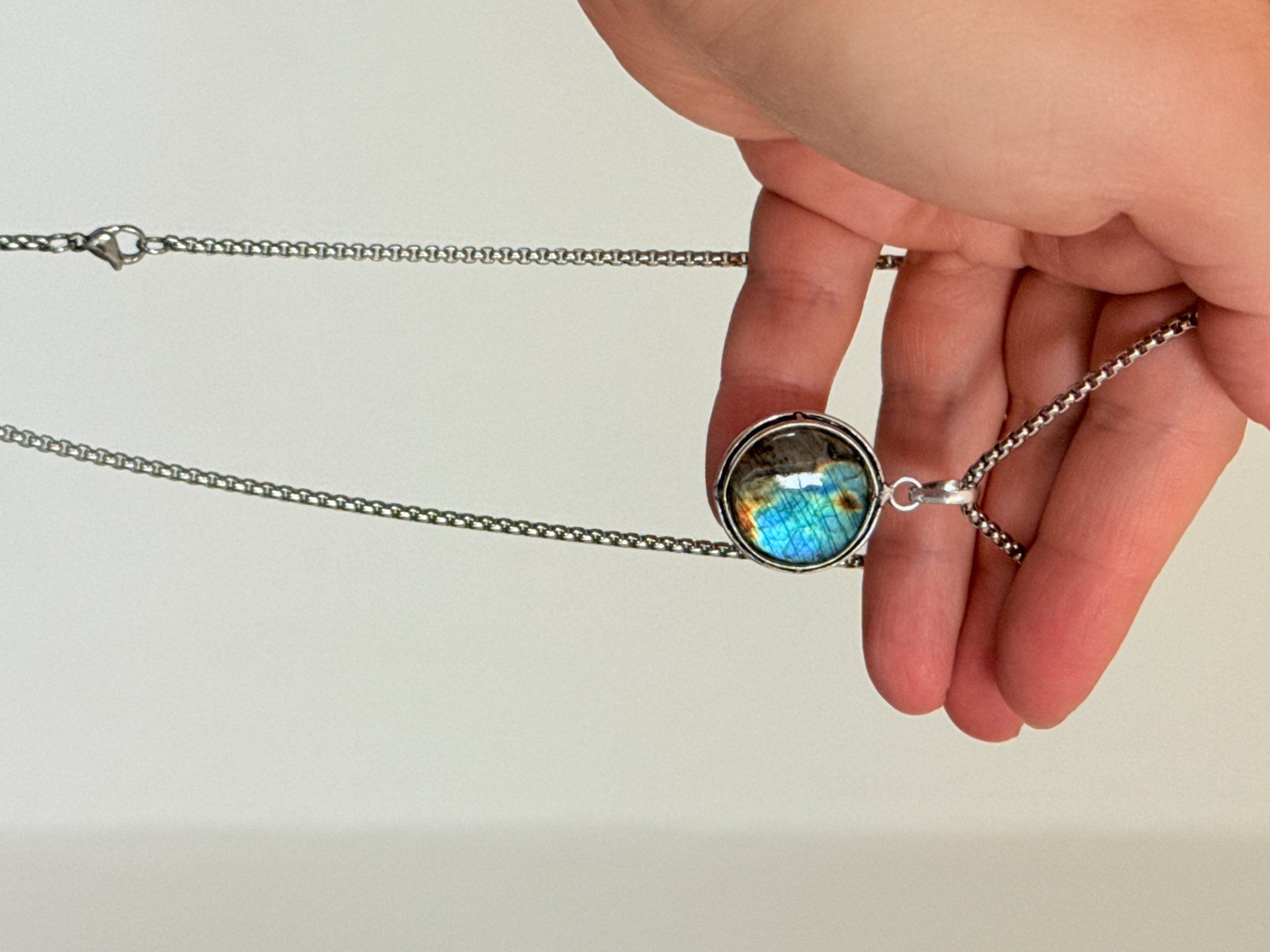 Catenine: Collier avec Labradorite – Nuovo e nell'imballaggio originale da Genève venduto da AWWA 9
