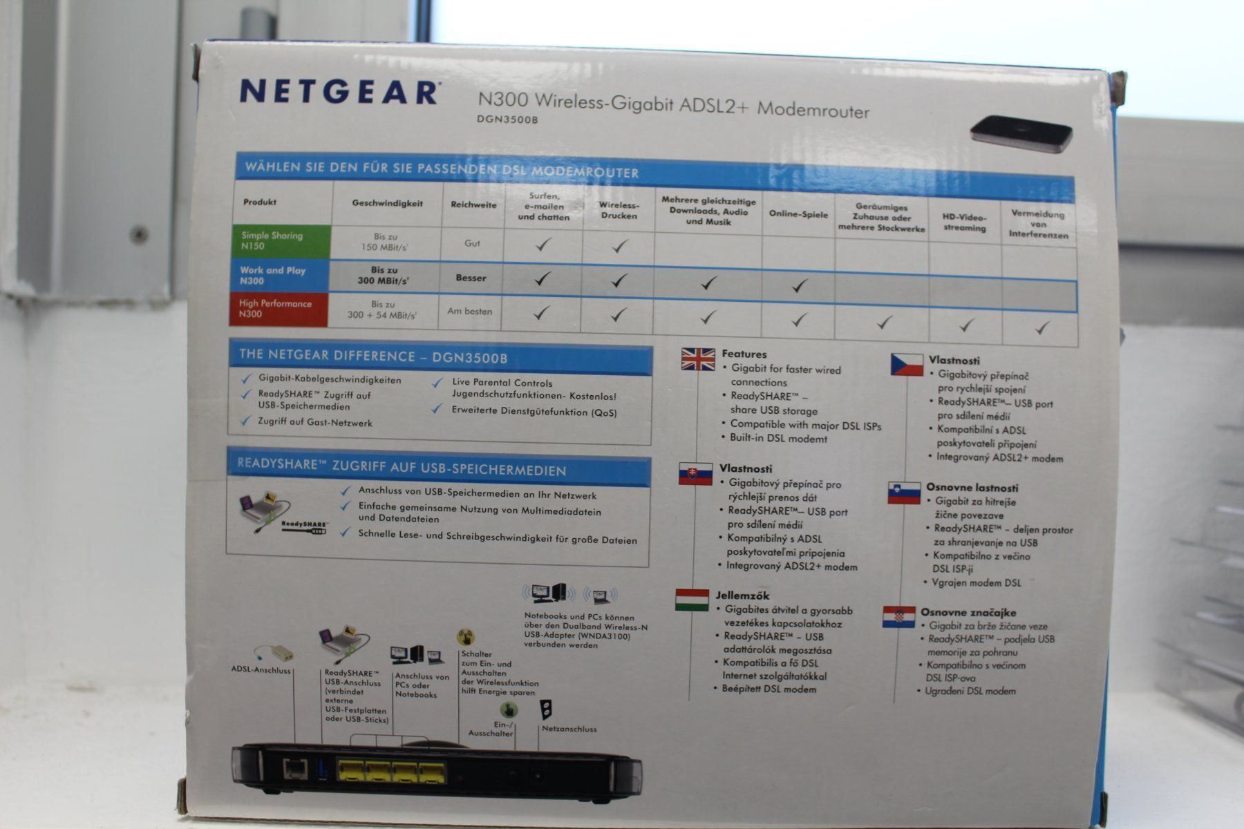 Modem & Router: Netgear N300 Modemrouter – Nuovo e nell'imballaggio originale da Fahrwangen venduto da walfra01 1
