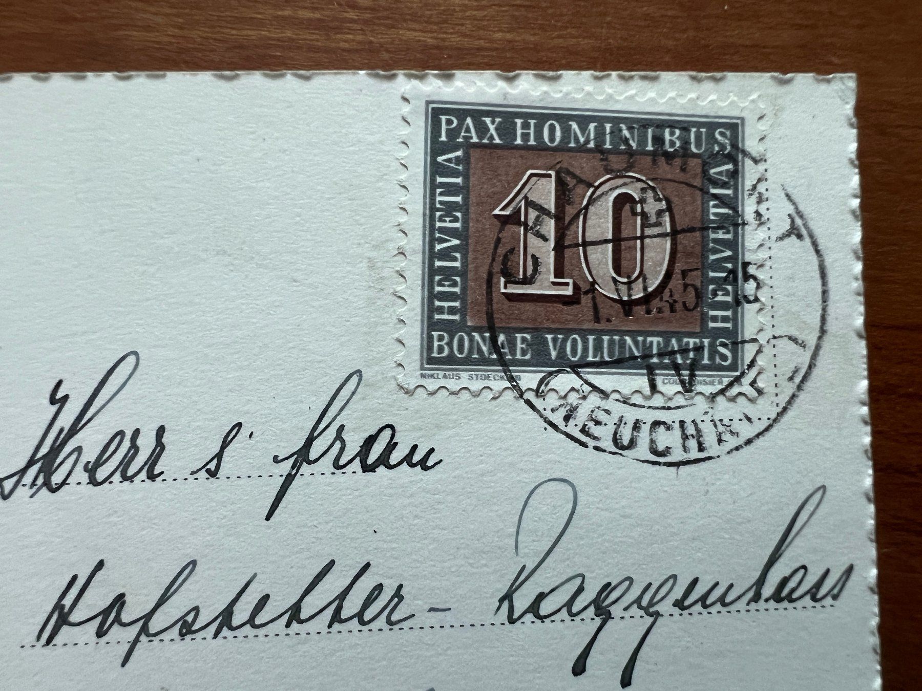 Cartes postales: AK 1945 chaumont   (G1697) – D'occasion à Hinwil par Sidi4 1