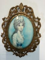 Antike Porträtminiatur „Prinzessin Lamballe“