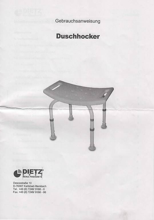 Hocker: Duschhocker Duschsitz – Gebraucht aus Leuggern von Maceio100 1
