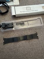 Apple Watch Gliederarmband - Schwarz / Edelstahl