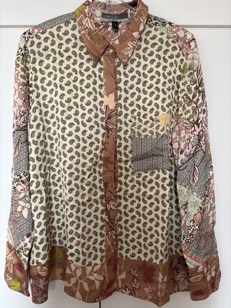 MarcCain Bluse, Gr. N5, Viskose, Herbst Look, Top Zustand!
