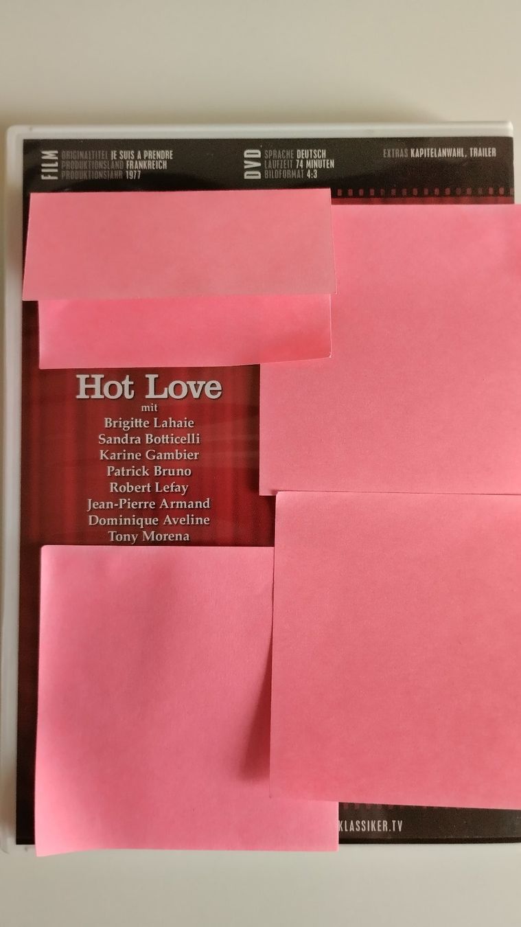 Tutti i DVDs: HOT LOVE DVD – Usato da Basel venduto da Bal-Sagoth 1