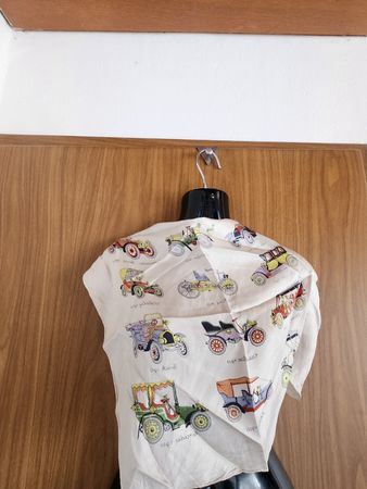 Foulard en soie Kreier Vétérans de la route voitures ancienn