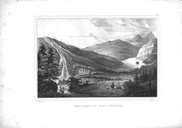 Rossberg Original-Litho von Pingret