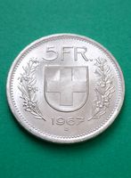 5 FRANKEN 1967 SEHR SCHÖN