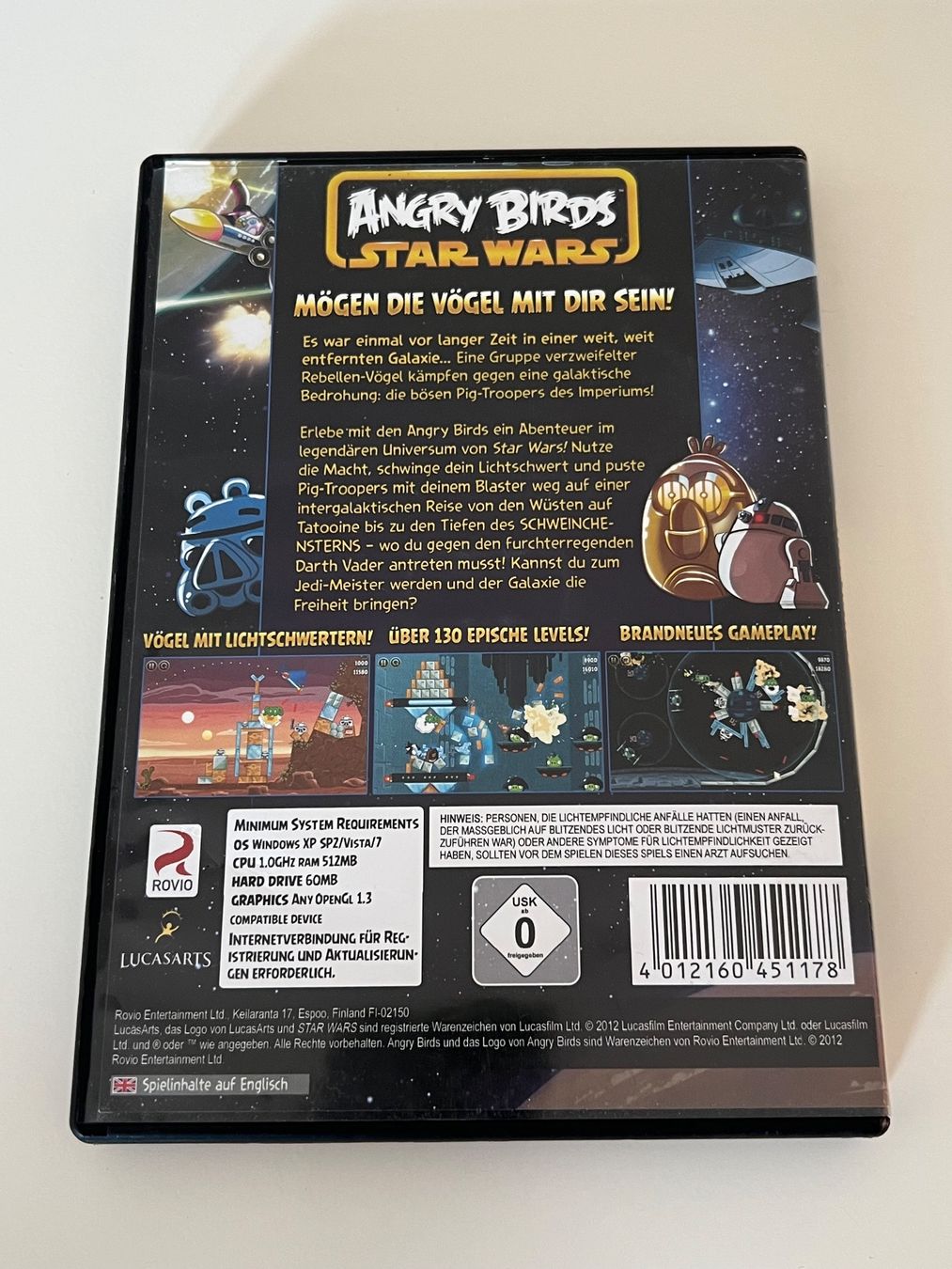Giochi: Angry Birds Star Wars PC CD-ROM – Usato da Altstätten SG venduto da sheamus 1