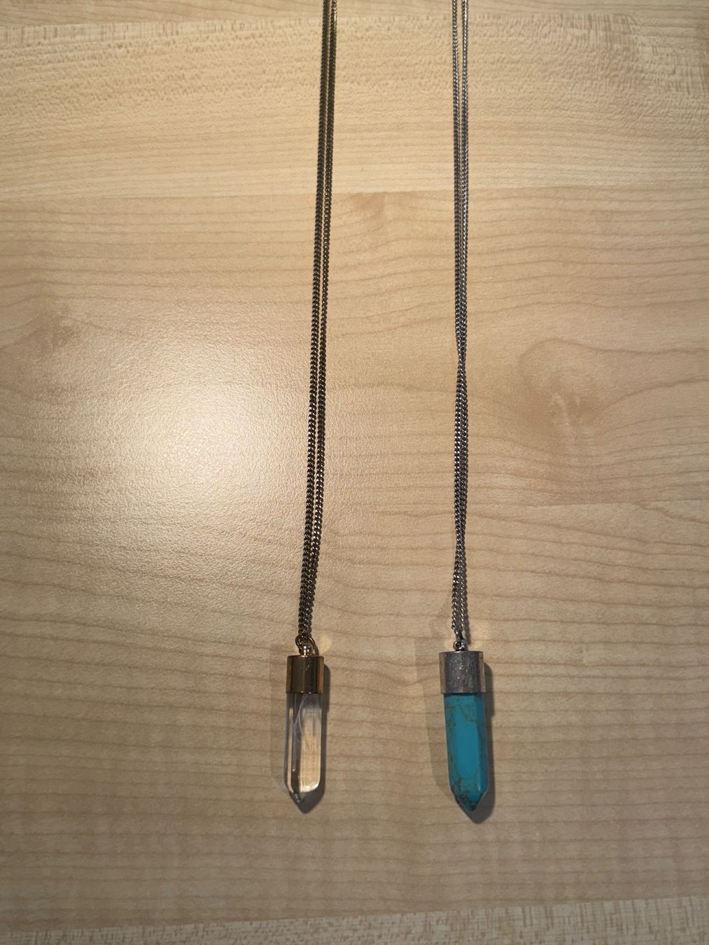 Catenine: Collier avec pendentif pointe en pierre – Usato da Denens venduto da sar_5wlm