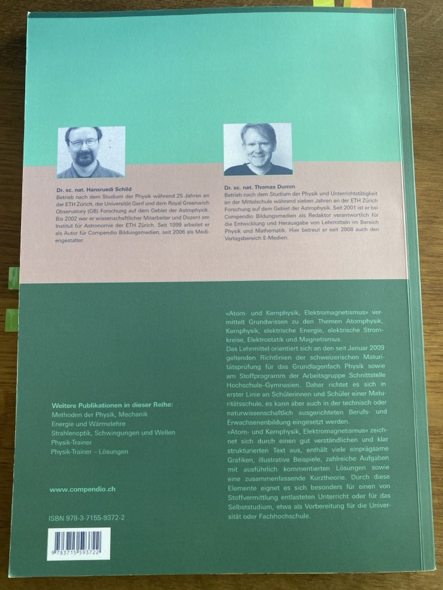 Libri: Atom-, Kernphysik, Elektromagnetismus – Usato da Teufen AR venduto da pas_h9qd 2