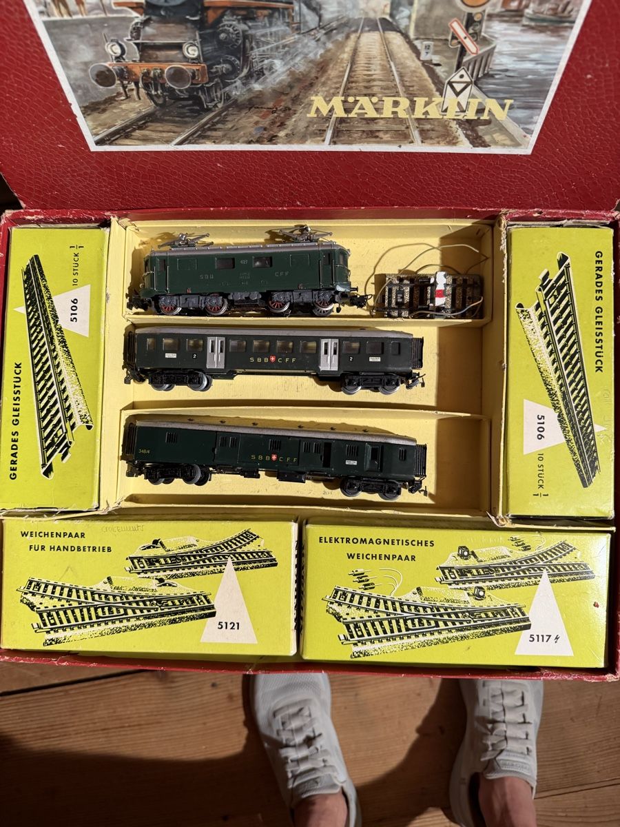 Märklin Modellini di ferrovie: Boîte Marklin  – Usato da La Chaux-de-Fonds venduto da philippe454