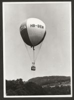 Ballon HELVETIA Jungfernfahrt 1976 1980 Schweiz Luftpost