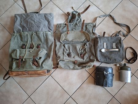 Schweizer Armee Militär Rucksack mit Zubehör