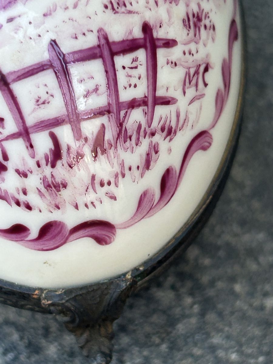 Ciotole: Handbemaltes Limoges-Ei, Frühlingslandschaft! – Usato da Losone venduto da del_yh97 5