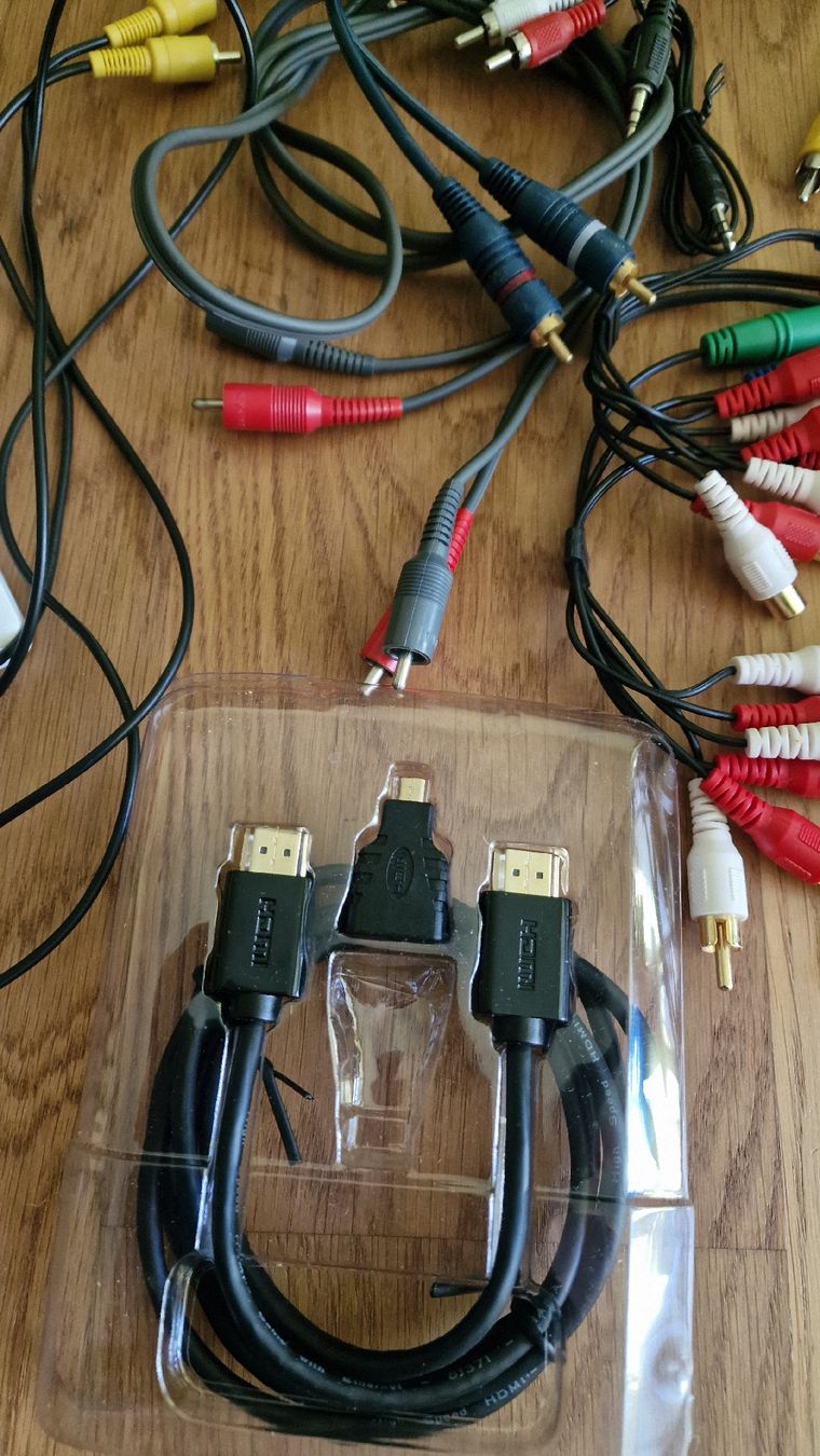 Kabel: Kabel-Satz: HDMI, Cinch, Klinke , Glas, Audio – Neu (gemäss Beschreibung) aus Urtenen-Schönbühl von Saints67 1