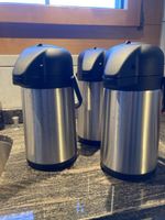 3x Thermoskanne Inox Pump 1,9 l