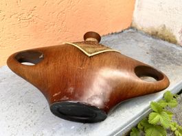 Vase, Holz, afrikanischer Stil